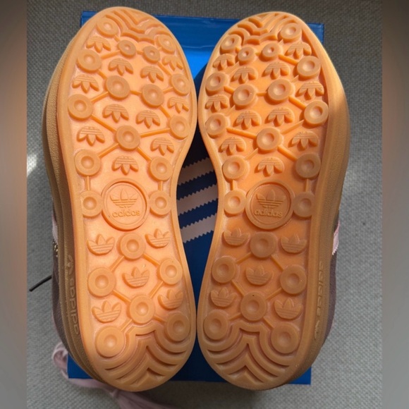 Adidas Gazelle Bold Suede Sneakers Auburn/Icey Pink W Size 6 - Picture 11 of 15